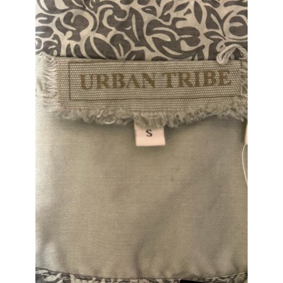 Urban Tribe Floral Embroidered Utility Jacket Green Size Small NWT - Picture 8 of 11